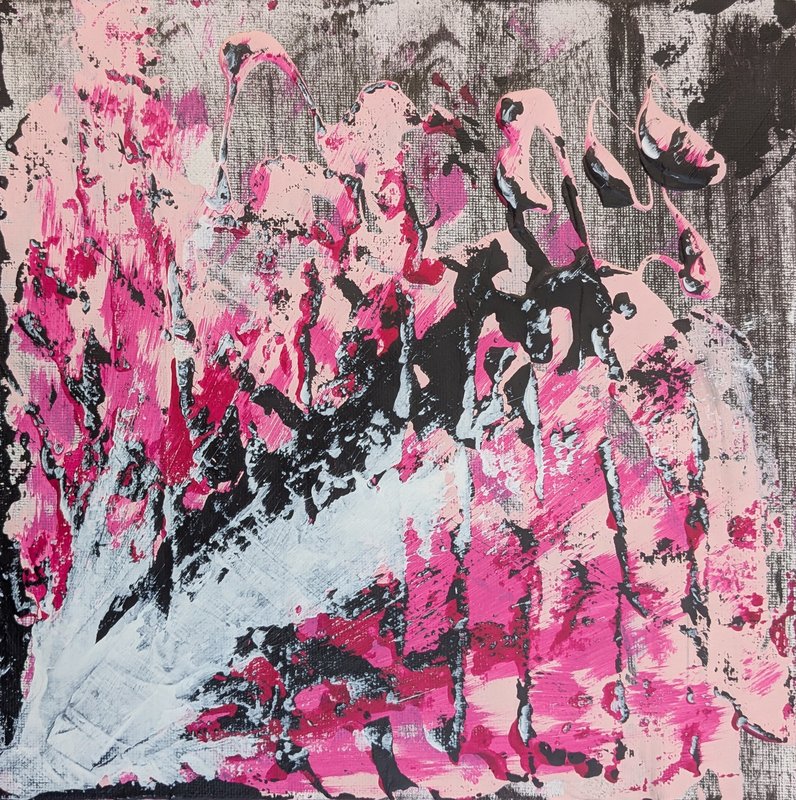 Le groupe des flamants roses