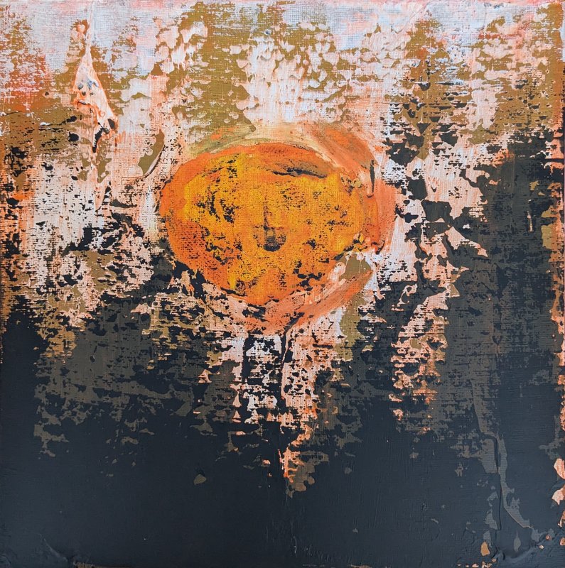 Coucher de soleil dans la montagne